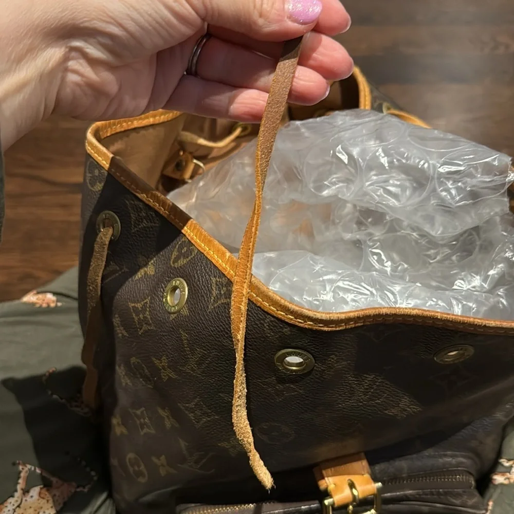 Louis Vuitton LV Monogram Montsouris MM Vintage